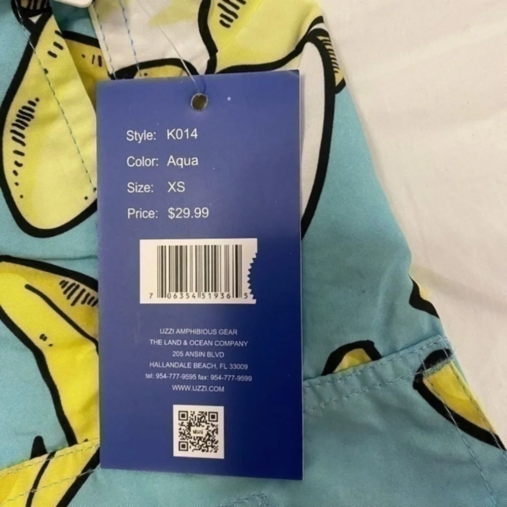Uzzi Active Wear Swim Trunks Boys X-Small NWT